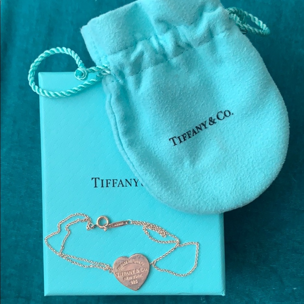 Tiffany & Co. sterling silver heart tag bracelet